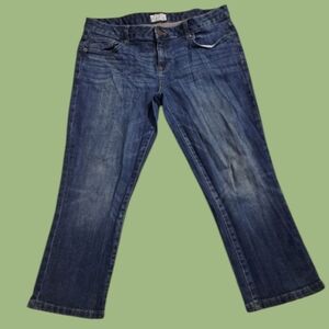 Aeropostale Blue Denim 3/4 Leg Jeans Women's Size 11/12